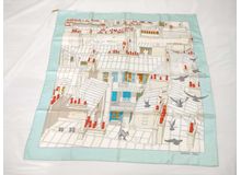 (10895_0005)HERMES カレ LES TOITS DE PARIS パリの屋根 タグ付 その他小物