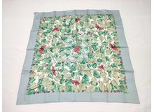 (10895_0021)HERMES カレ 桑の木と蚕 その他小物